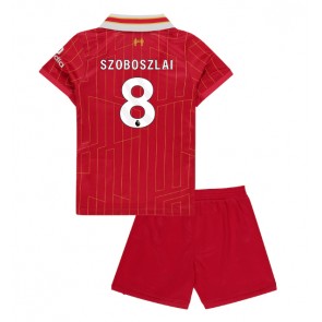 Liverpool Dominik Szoboszlai #8 Hemmakläder Barn 2024-25 Kortärmad (+ Korta byxor)